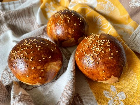 Brioche burger broodjes