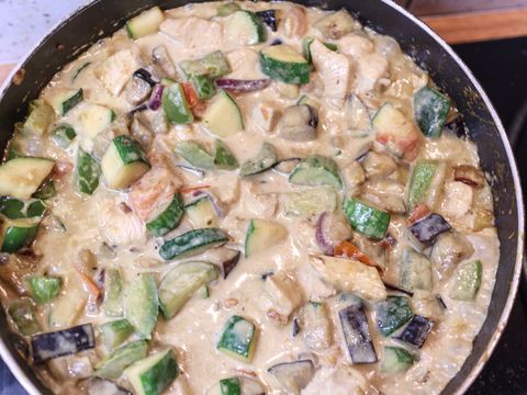 blaas gat Grijp meloen Groene curry met kip | Marionsrecepten.nl